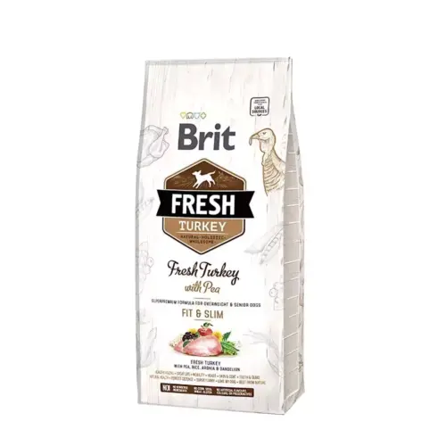 Brit Fresh Turkey Fit & Slim: Nutrición balanceada para perros que buscan mantener un peso saludable