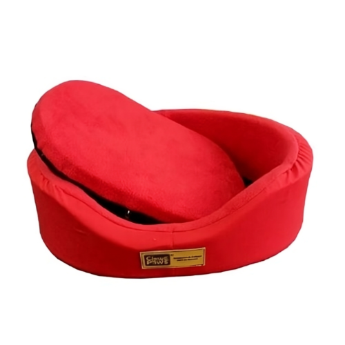 Claws Paws cama premium polar roja
