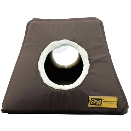 Claws Paws casa para gatos 3 en 1 marron