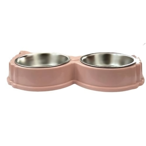 Claws Paws plato de acero y cuero